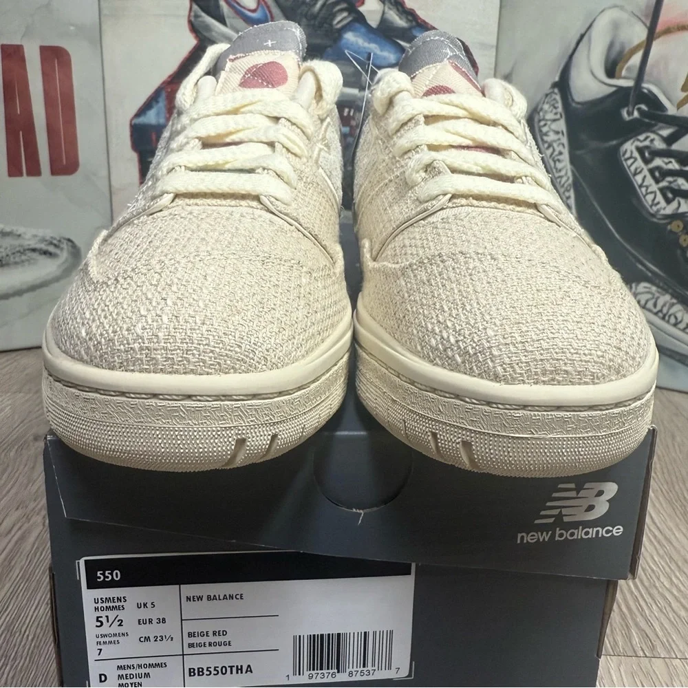 New Unisex New Balance 550 Sashiko Pack Linen BB550THA Size 5.5M/7W, 6M/7.5W - Picture 5 of 15